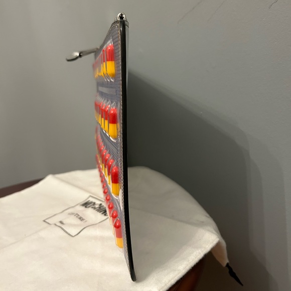 Moschino Pill Blister Pack Clutch - Picture 4 of 12